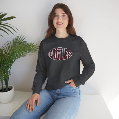Adult Unisex New Albany Football Eagle Ball Graphic Sweatshirt