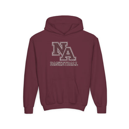 Youth New Albany Basketball Vintage Vibe Logo Graphic Hoodie