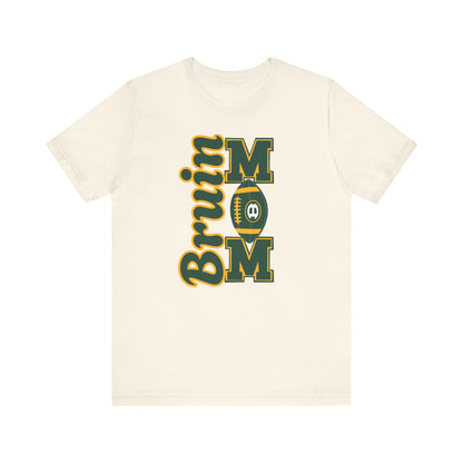 Adult Unisex Bruin Football Mom Graphic Short Sleeve Soft Tee
