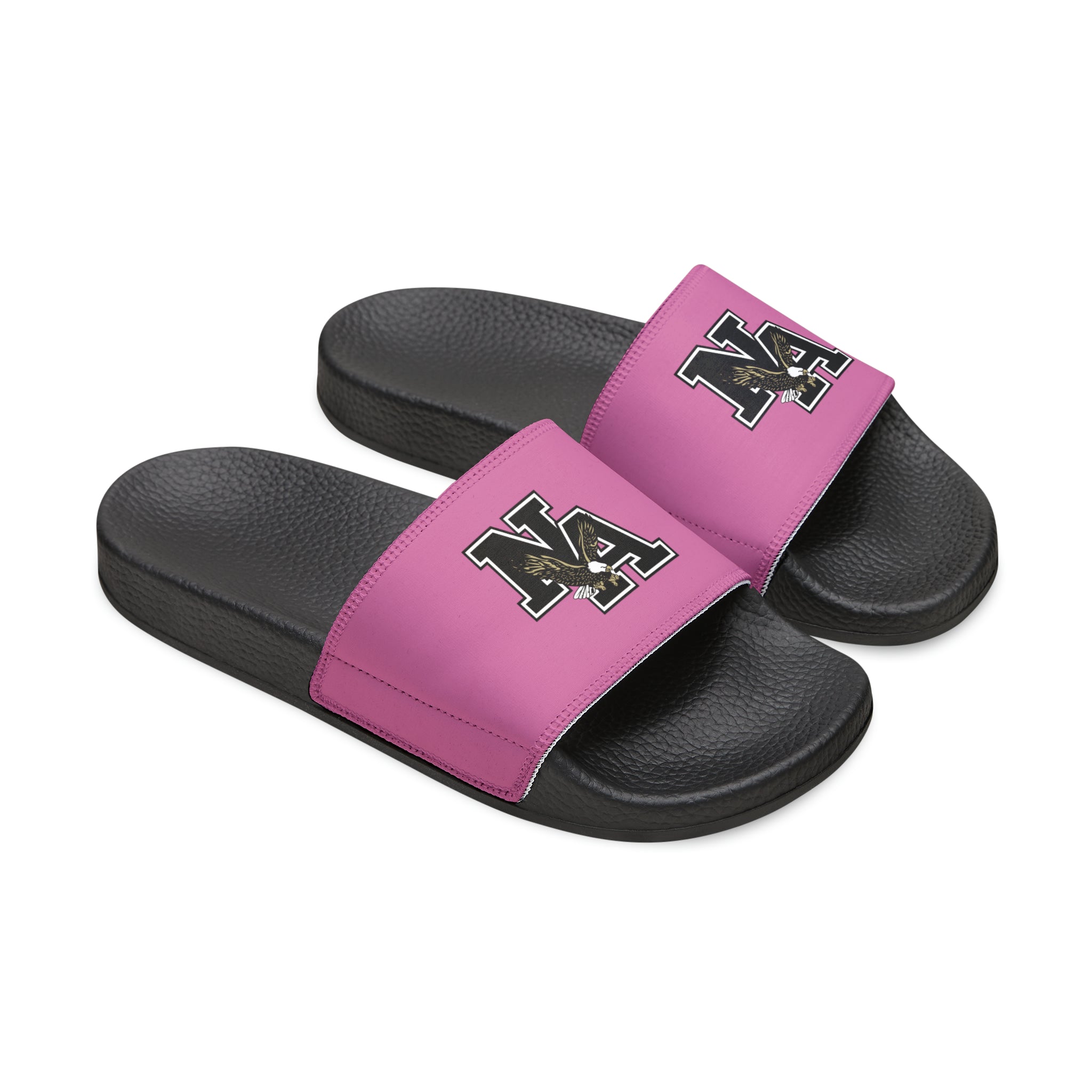 Youth Classic Logo Pink Sport Slides