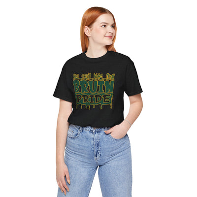 Adult Unisex Bruin Pride Drip Graphic Short Sleeve Soft Tee