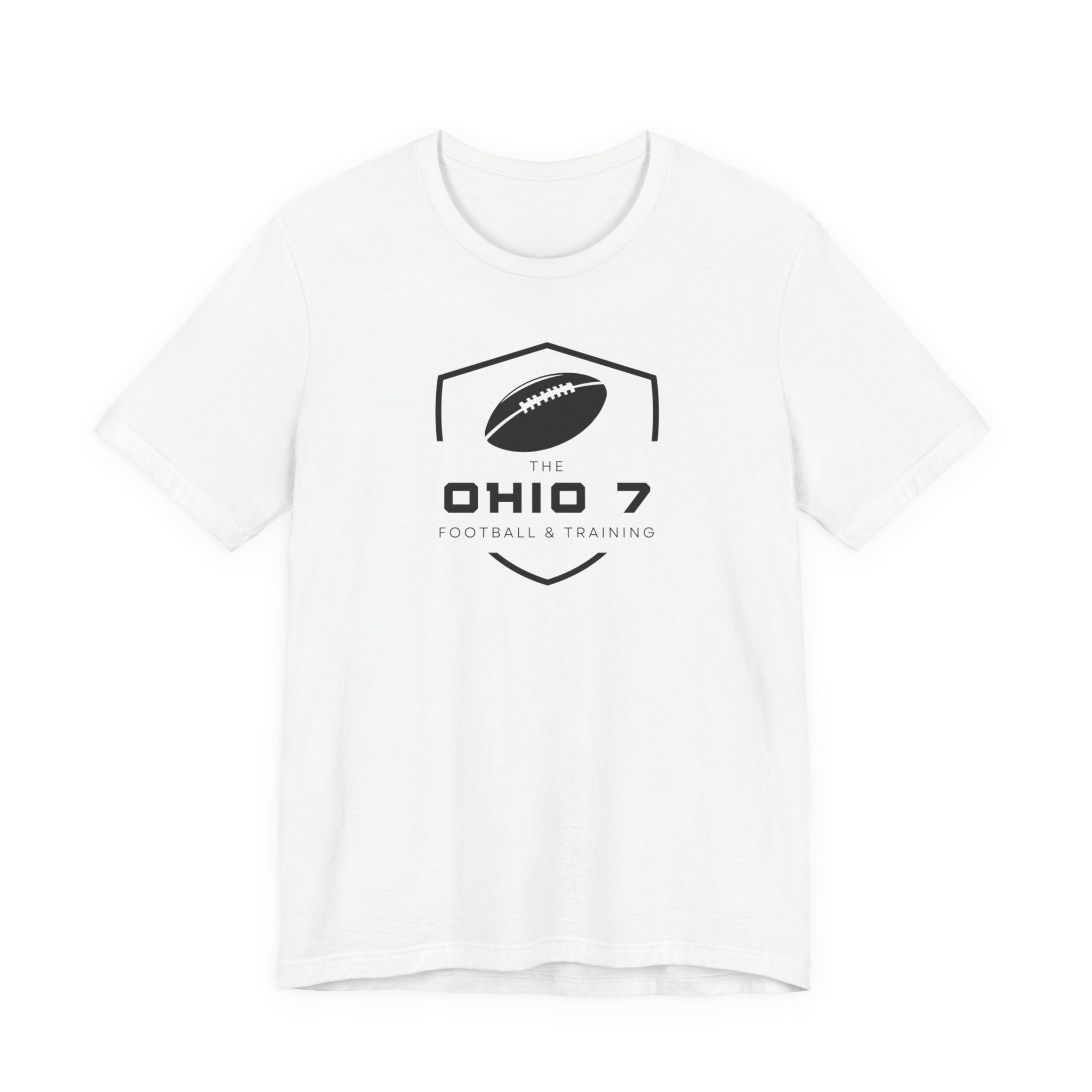 Adult Unisex The Ohio 7 Black Logo Short Sleeve Bella + Canvas Soft Tee