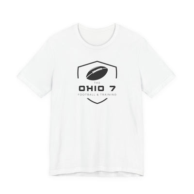 Adult Unisex The Ohio 7 Black Logo Short Sleeve Bella + Canvas Soft Tee