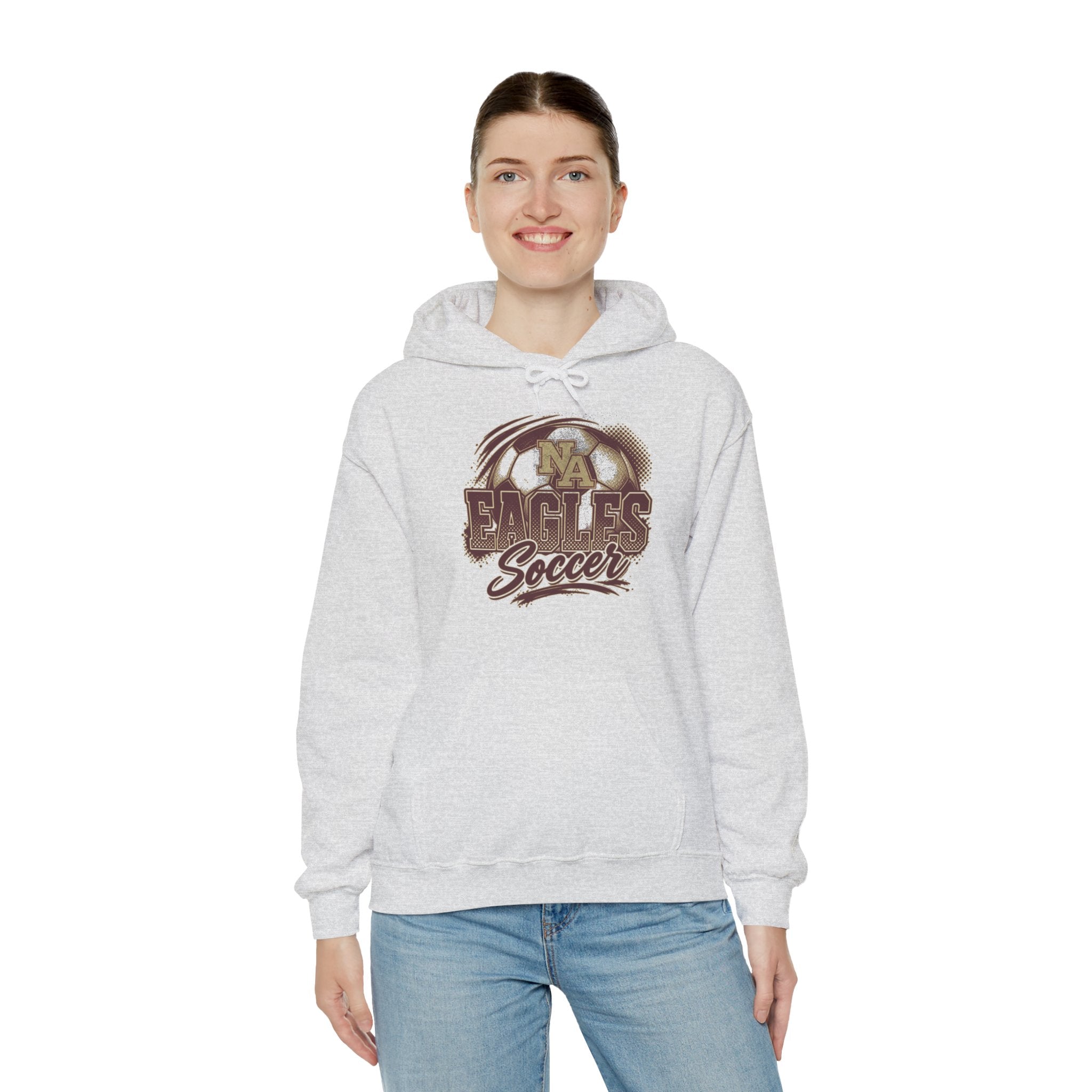 Adult Unisex New Albany Eagles Ombre Soccer Graphic Hoodie
