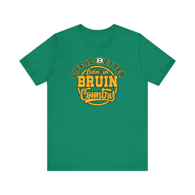 Adult Unisex Bruin Country Graphic Short Sleeve Soft Tee