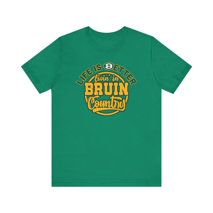 Adult Unisex Bruin Country Graphic Short Sleeve Soft Tee