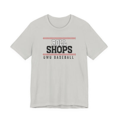 Adult Unisex OWU Roll Shops Baseball Graphic Short Sleeve Soft Tee