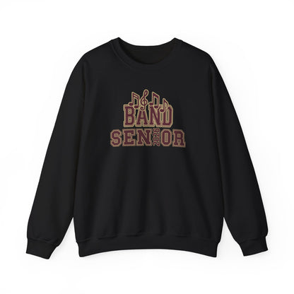 Adult Unisex Band Senior Musical Note Graphic Sweatshirt