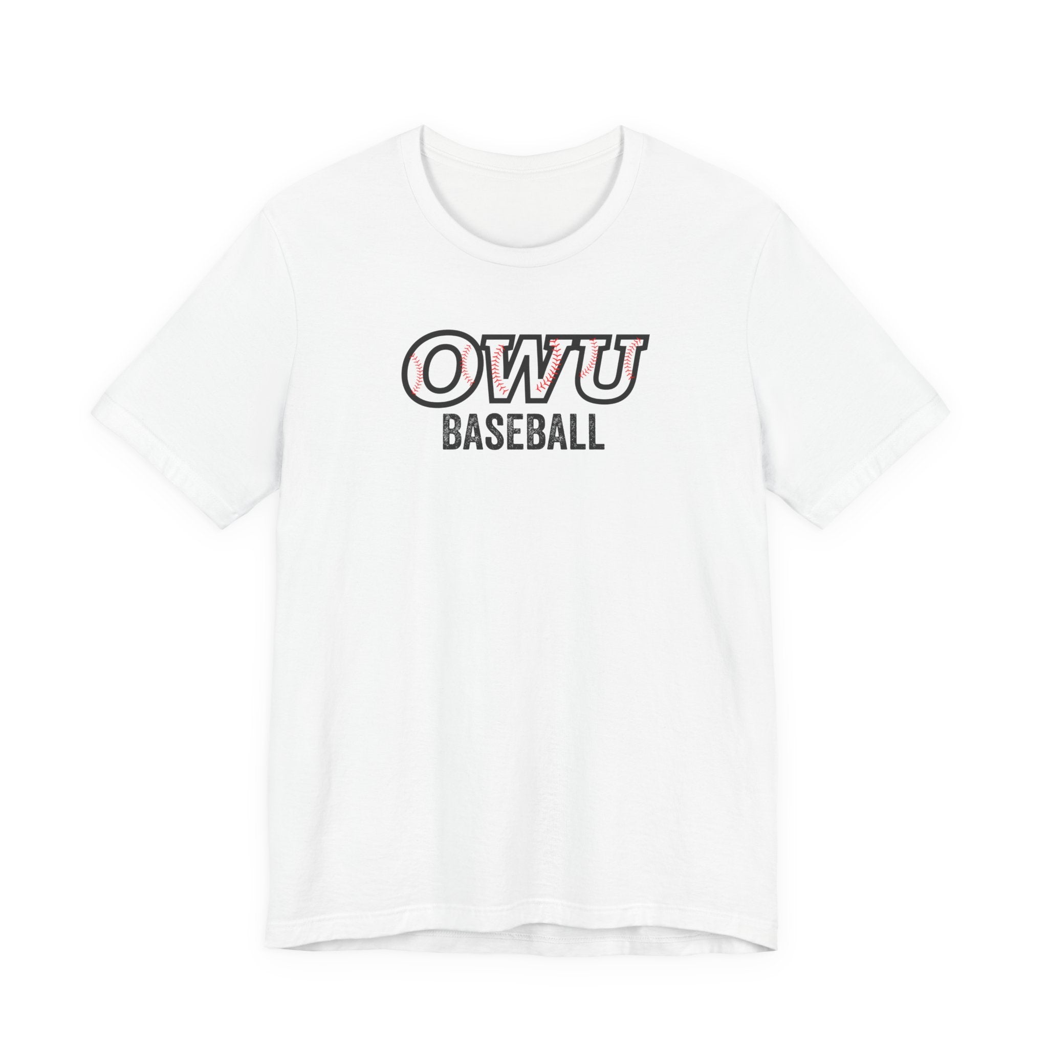 Adult Unisex OWU Baseball Stitches Graphic Short Sleeve Soft Tee