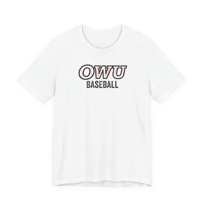 Adult Unisex OWU Baseball Stitches Graphic Short Sleeve Soft Tee