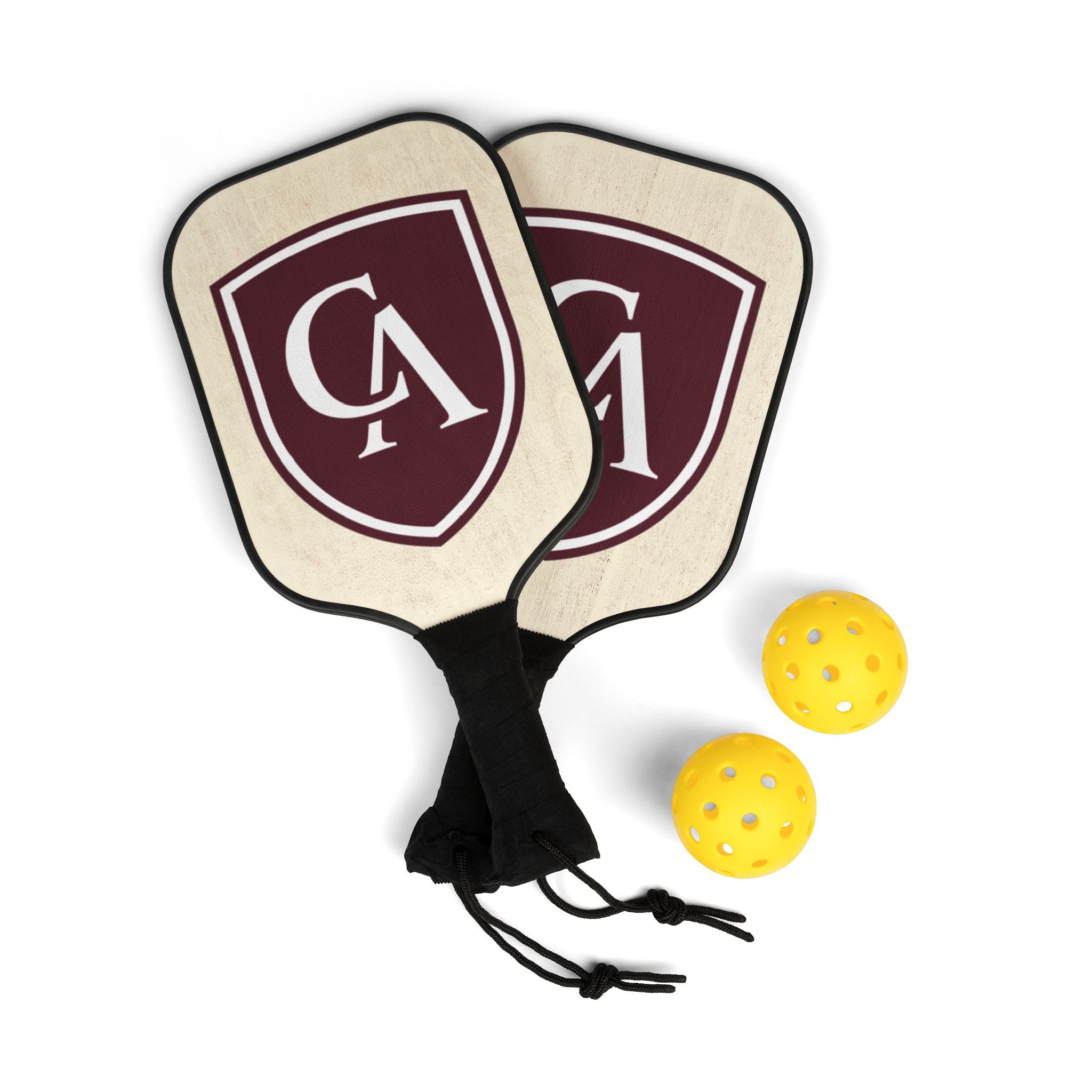 Columbus Academy Logo Pickleball Paddle Set