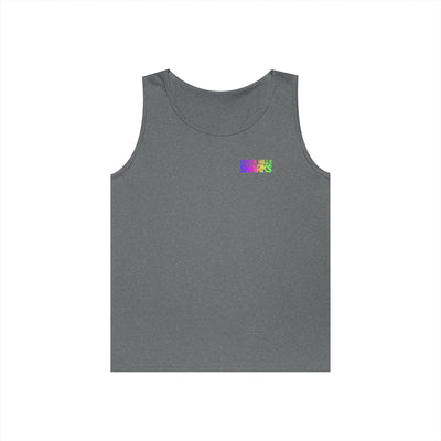 Adult Unisex South Hills Swim Team Neon Rainbow Graphic Tank