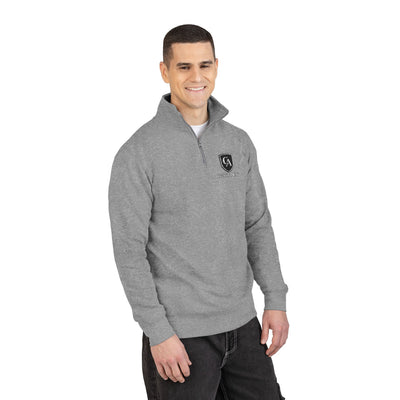 Adult Unisex Columbus Academy Football Embroidered Fleece Quarter-Zip Pullover