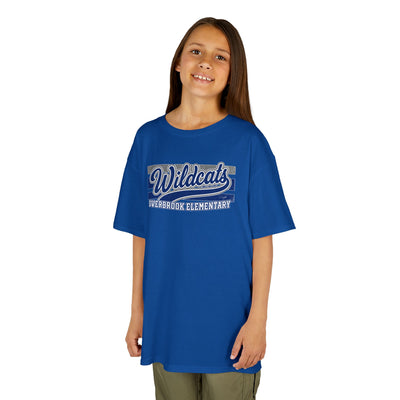 Youth Overbrook Elementary Wildcats Vintage Distressed Spirit Graphic Gildan Classic Tee