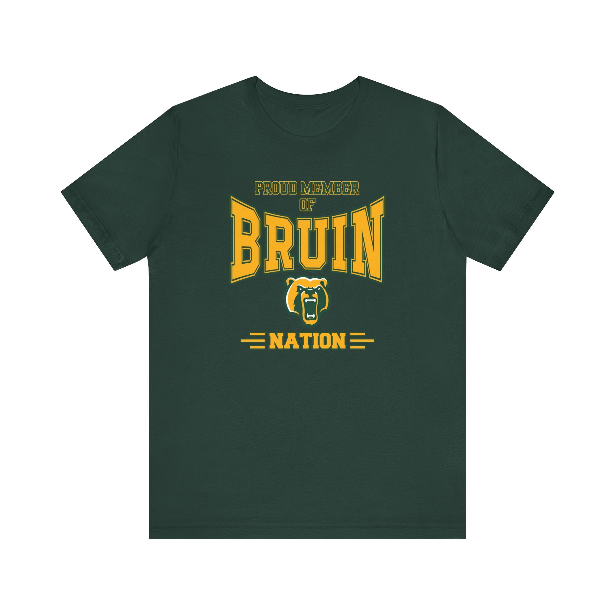 Adult Unisex Bruin Nation Graphic Short Sleeve Soft Tee