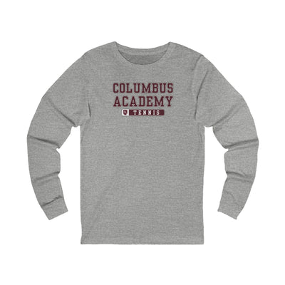 Adult Unisex Columbus Academy Tennis Graphic Long Sleeve Bella + Canvas Soft Tee