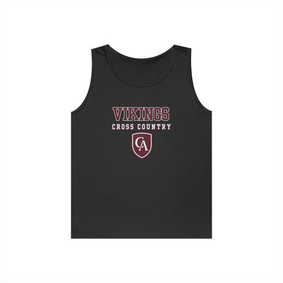 Adult Unisex Columbus Academy Vikings Cross Country Graphic Gildan Heavy Blend Cotton Tank