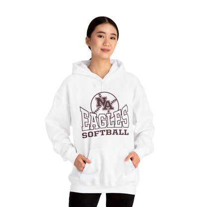 Adult Unisex NA Eagles Softball Graphic Hoodie