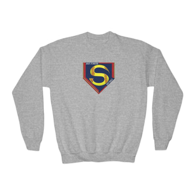 Youth Stingers Softball Logo Graphic Gildan Heavy Blend Sweatshirt