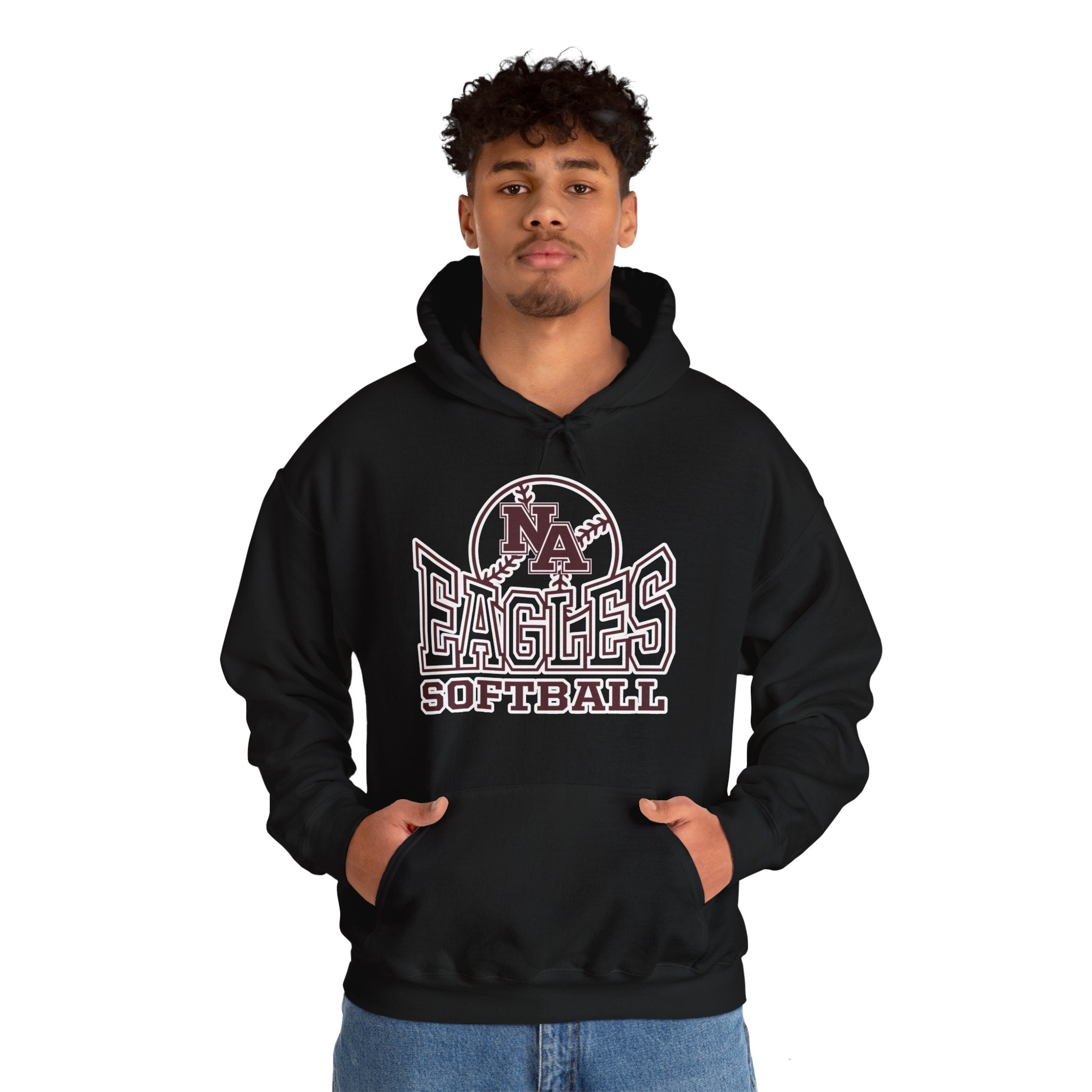Adult Unisex NA Eagles Softball Graphic Hoodie