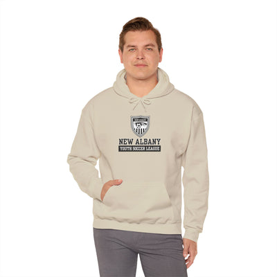 Adult Unisex New Albany Youth Soccer League Game Day Graphic Hoodie