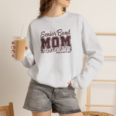 Adult Unisex New Albany 2027 Senior Band Mom Graphic Sweatshirt