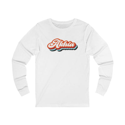 Adult Unisex Retro Graphic Long Sleeve Soft Tee - Akhia