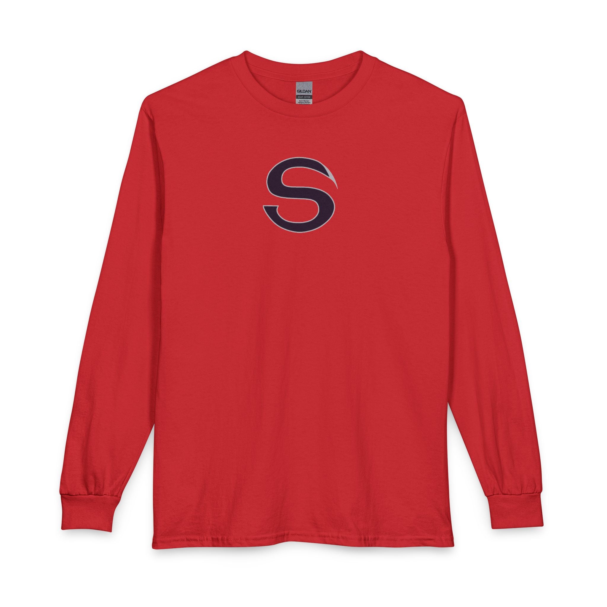 Adult Unisex Stingers S Logo Graphic Long Sleeve Gildan Tee