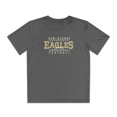 Youth New Albany Football Defend the Field Graphic Sport-Tek Competitor Performance Tee