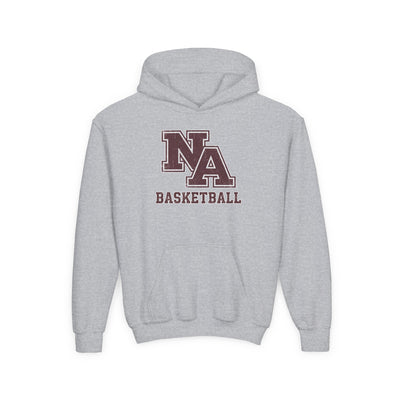 Youth New Albany Basketball Vintage Vibe Logo Graphic Hoodie