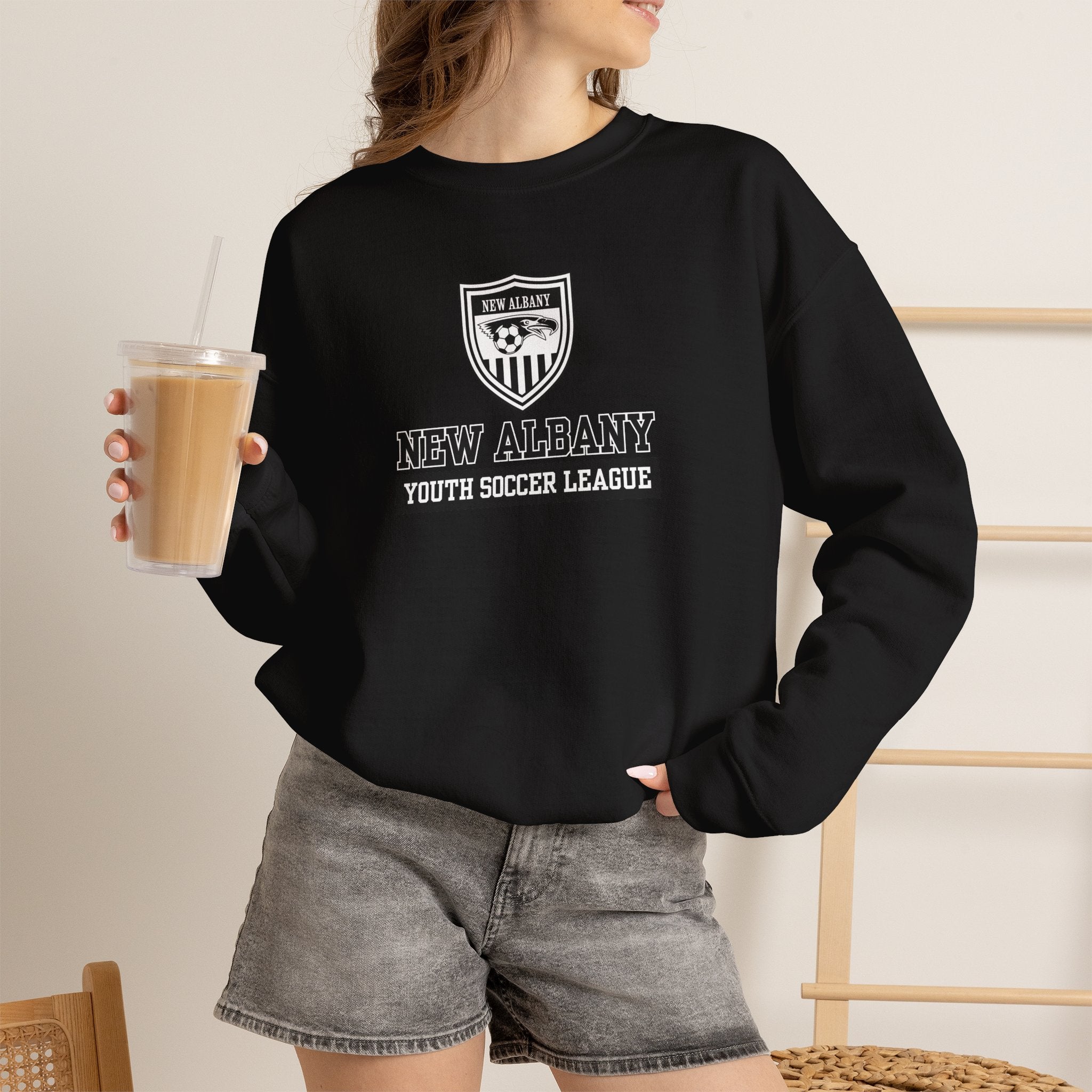 Adult Unisex New Albany Youth Soccer League Game Day Graphic Sweatshirt