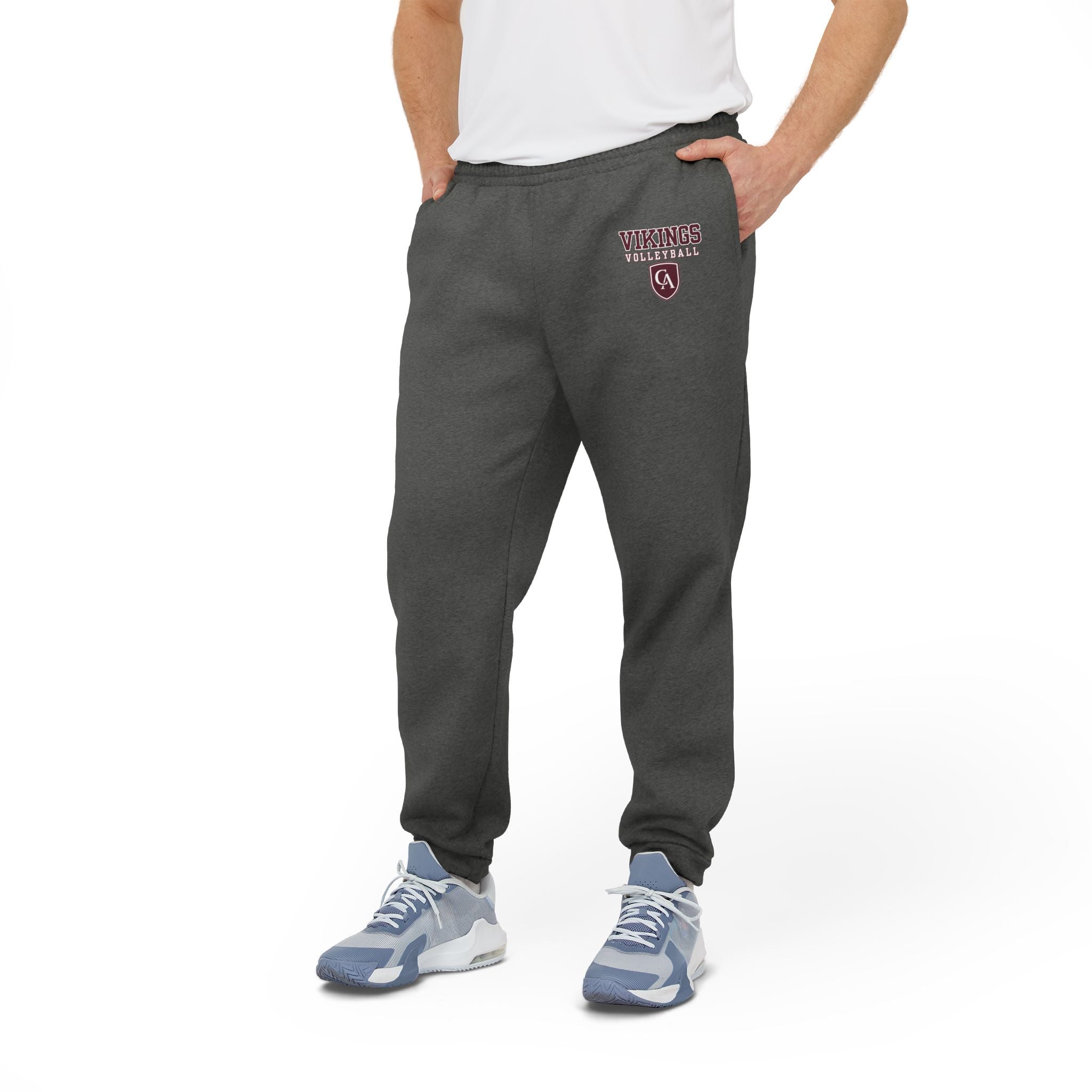 Adult Unisex Columbus Academy Vikings Volleyball adidas Fleece Joggers