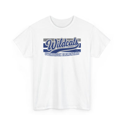 Adult Unisex Overbrook Elementary Wildcats Vintage Distressed Spirit Graphic Gildan Classic Tee
