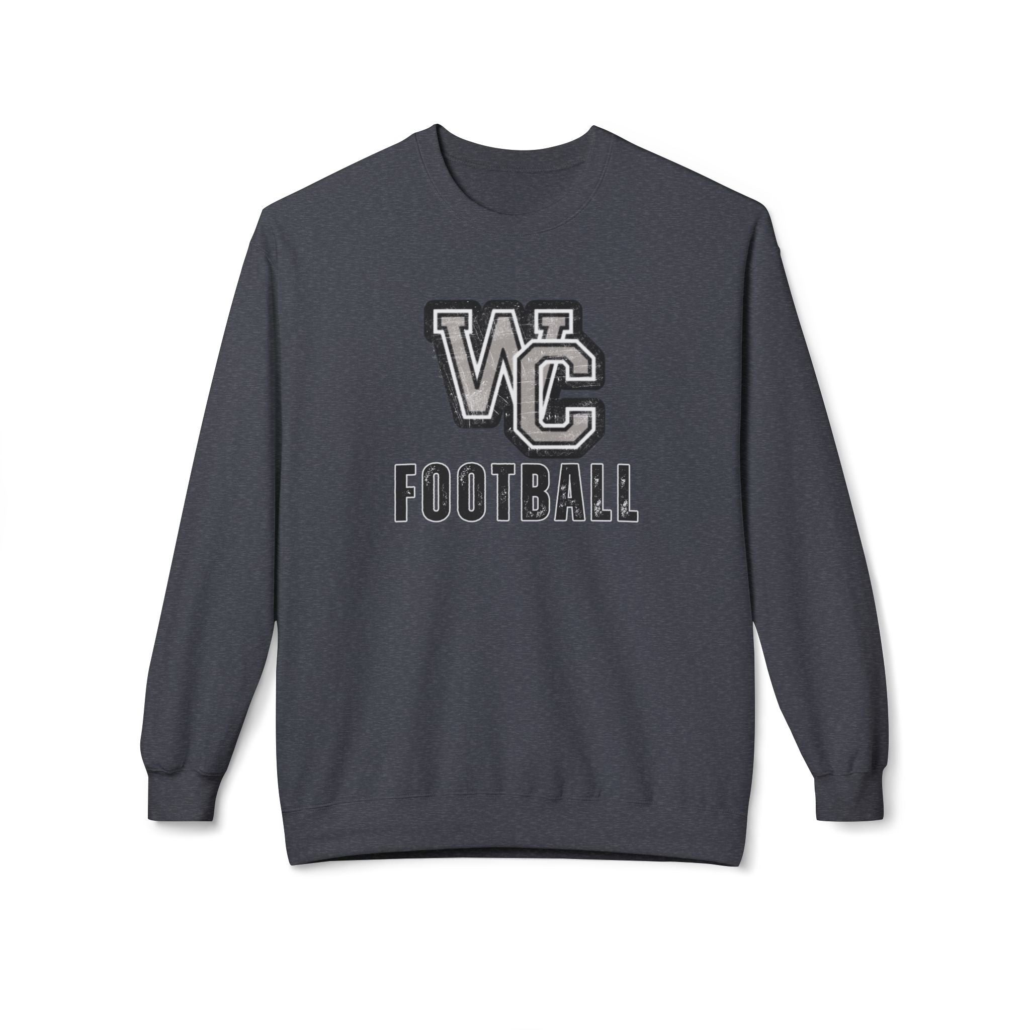 Adult Unisex Vintage Distressed Westerville Central Football Graphic Soft Style Sweatshirt