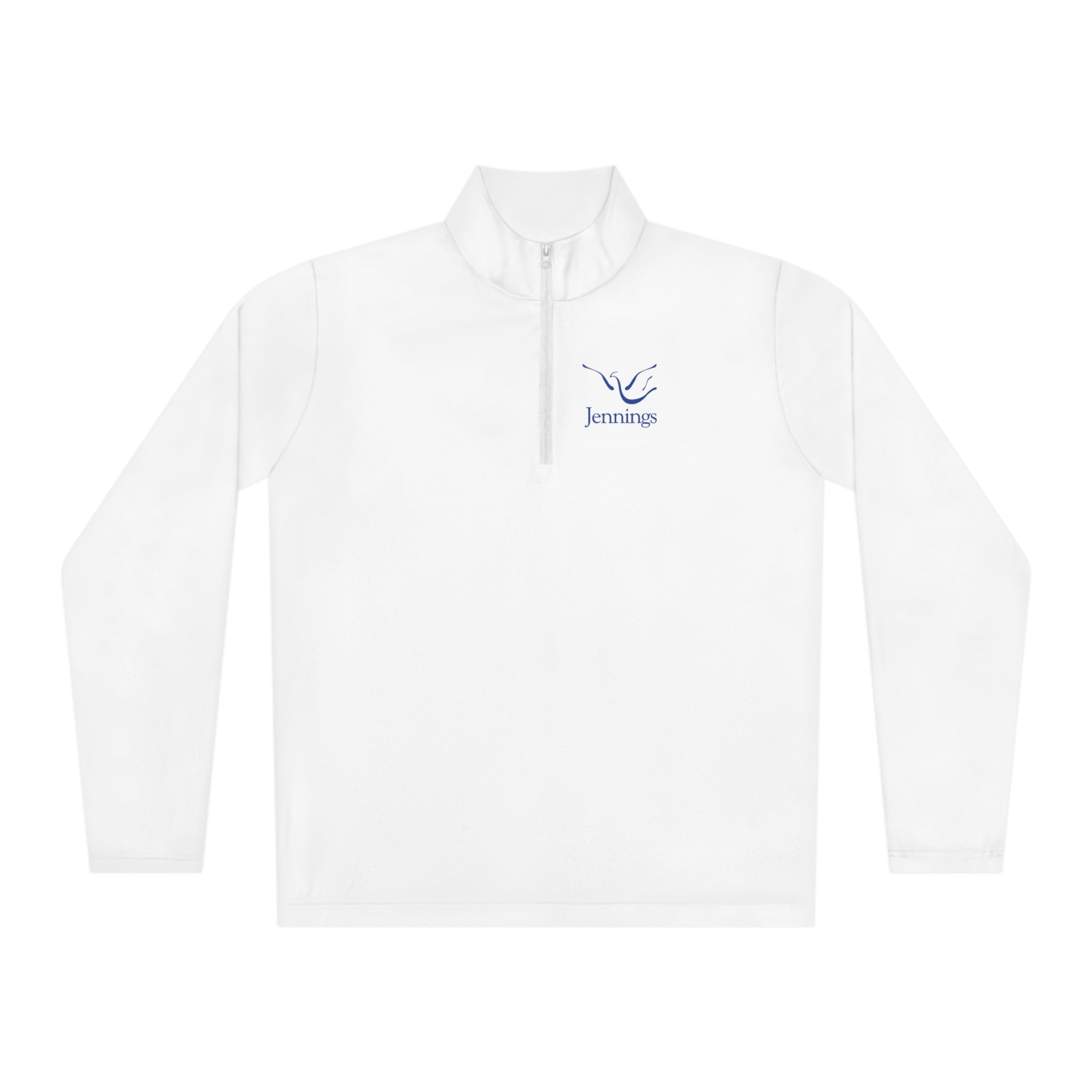 Adult Unisex Sport-Tek Competitor Performance Quarter-Zip Pullover - Blue Jennings Logo