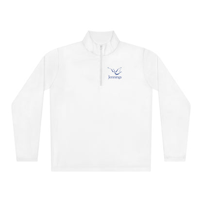 Adult Unisex Sport-Tek Competitor Performance Quarter-Zip Pullover - Blue Jennings Logo