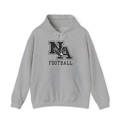 Adult Unisex Classic Logo Black Football Graphic Hoodie