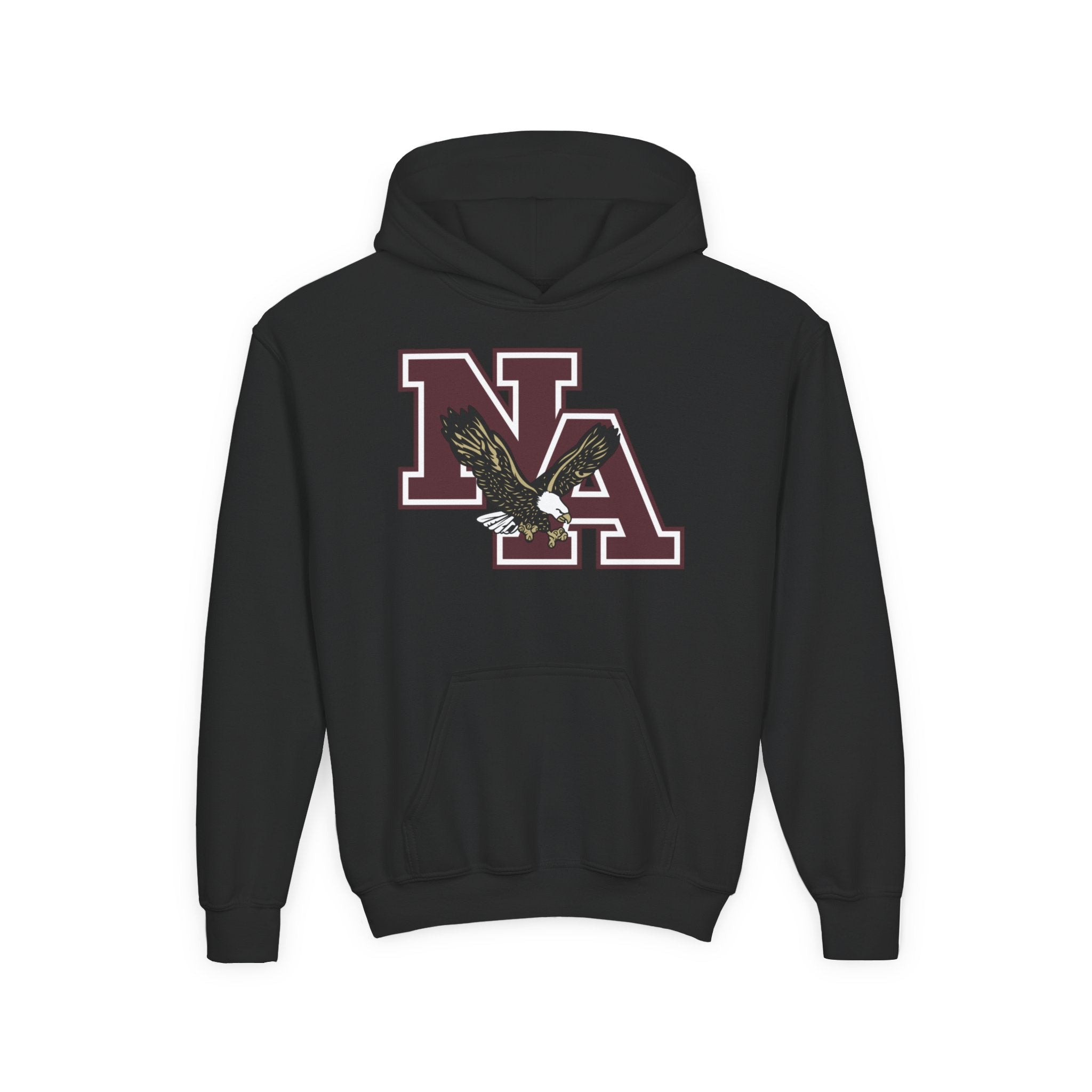 Youth Maroon Classic Logo Graphic Hoodie