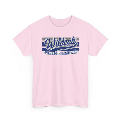 Adult Unisex Overbrook Elementary Wildcats Vintage Distressed Spirit Graphic Gildan Classic Tee