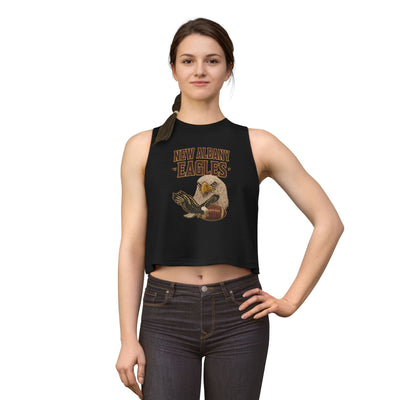 Women's New Albany Gridiron Eagle Graphic Crop Tank