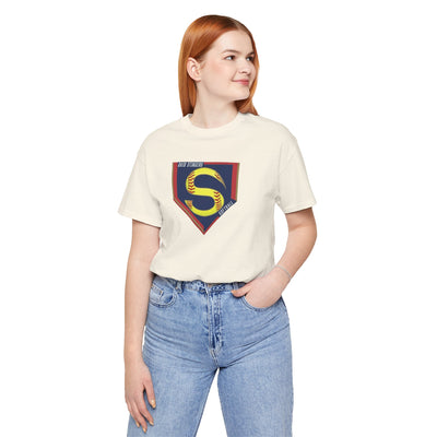 Adult Unisex Stingers Softball Logo Graphic Short Sleeve Bella + Canvas Soft Tee