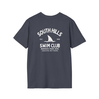 Adult Unisex South Hills Swim Club Heritage Graphic Short Sleeve Gildan Softstyle Tee