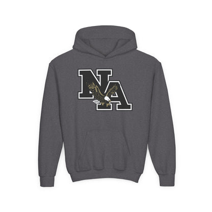 Youth Black Classic Logo Graphic Hoodie