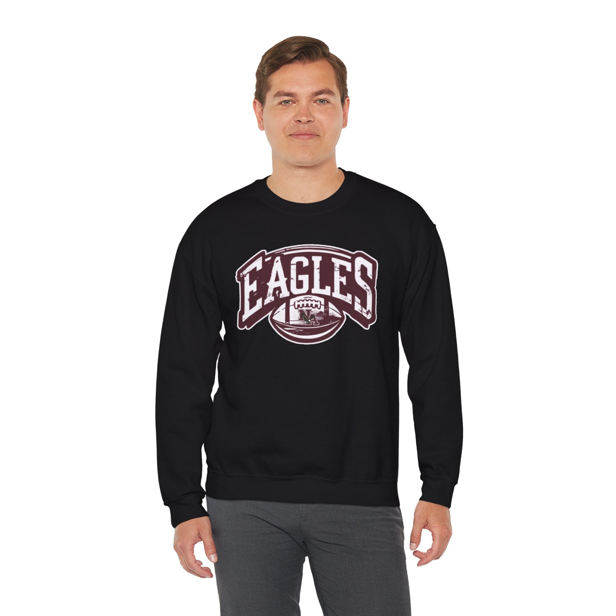 Adult Unisex New Albany Eagles Football Motion Graphic Sweatshirt