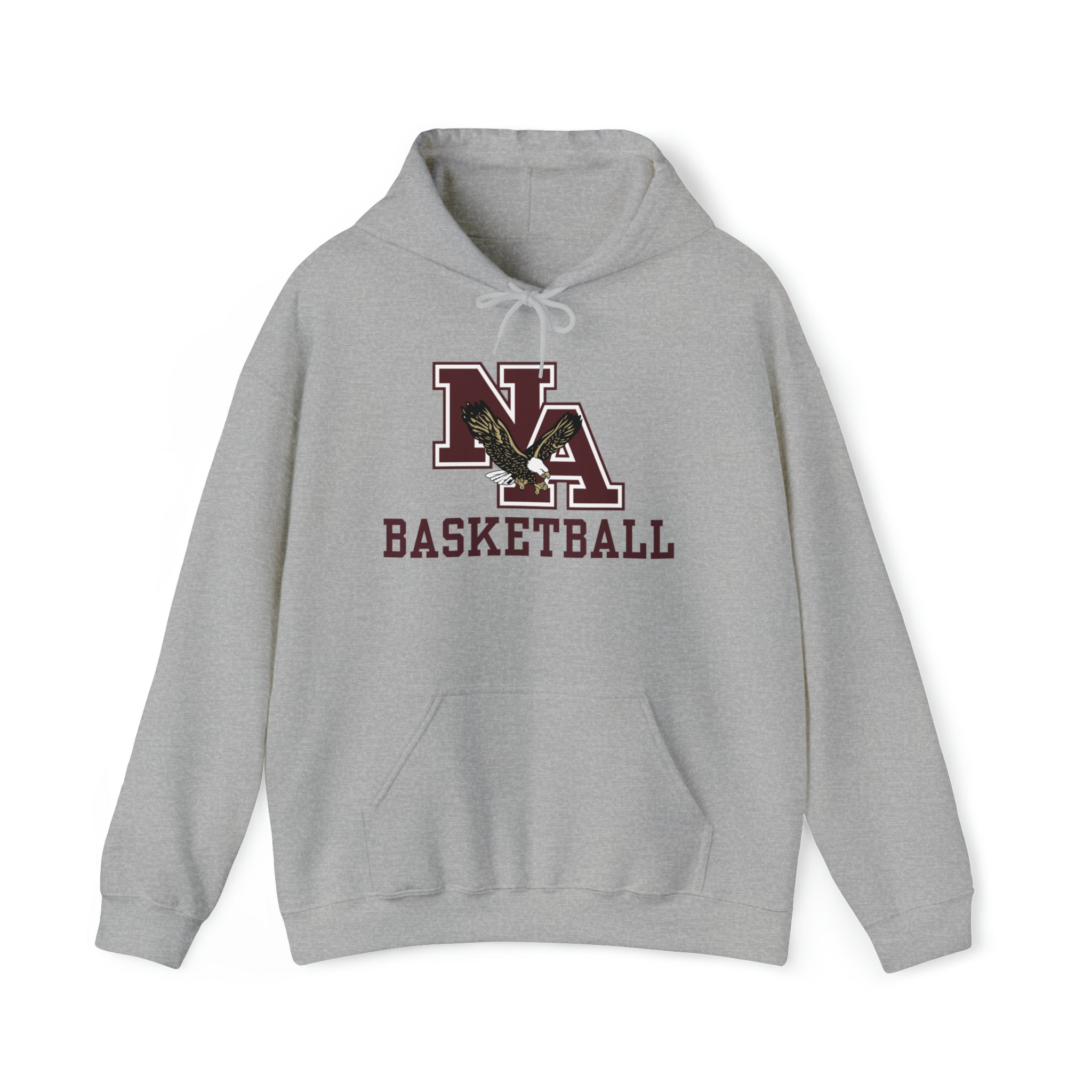 Adult Unisex Basketball Classic Logo Graphic Hoodie - New Albany Eagles