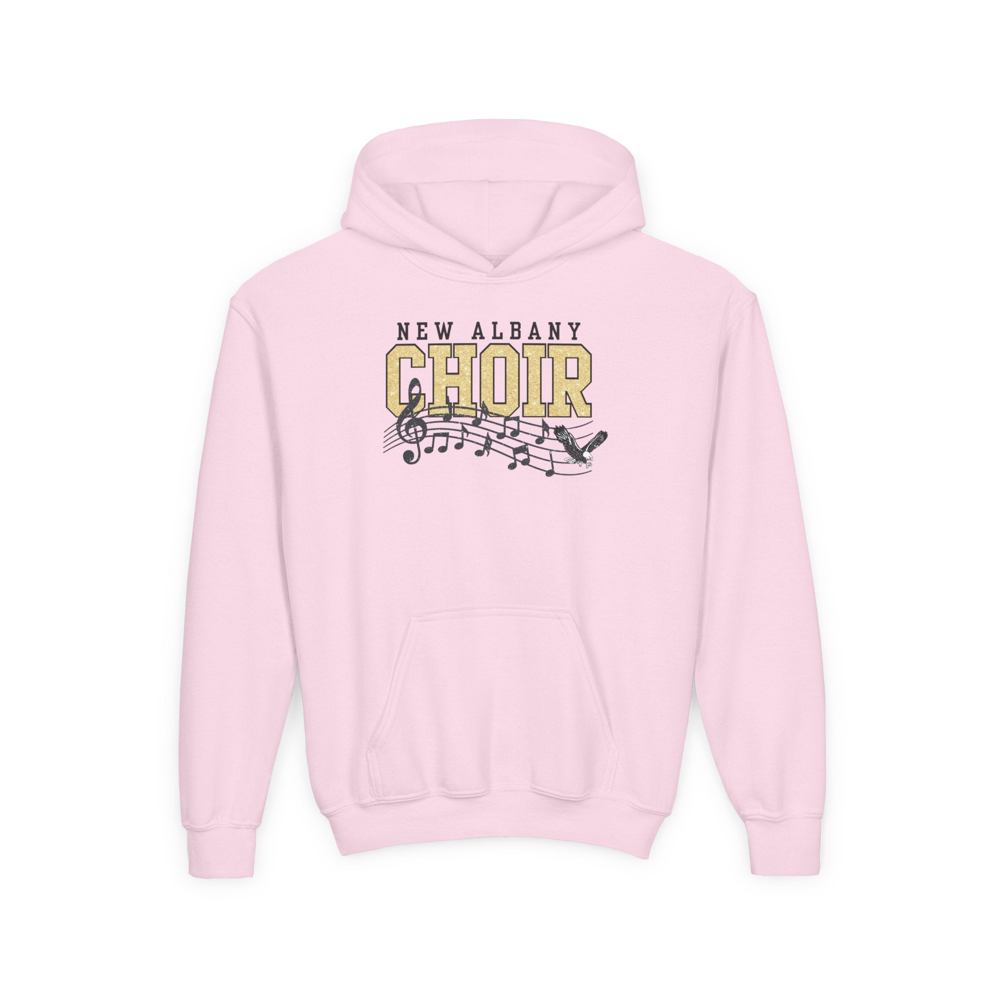 Youth New Albany Choir Digital Glitter Graphic Hoodie