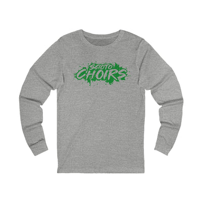 Adult Unisex Dublin Scioto Choirs Paint Splatter Graphic Long Sleeve Bella + Canvas Soft Tee