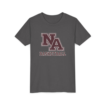 Youth New Albany Basketball Vintage Vibe Logo Graphic Short Sleeve Soft Tee