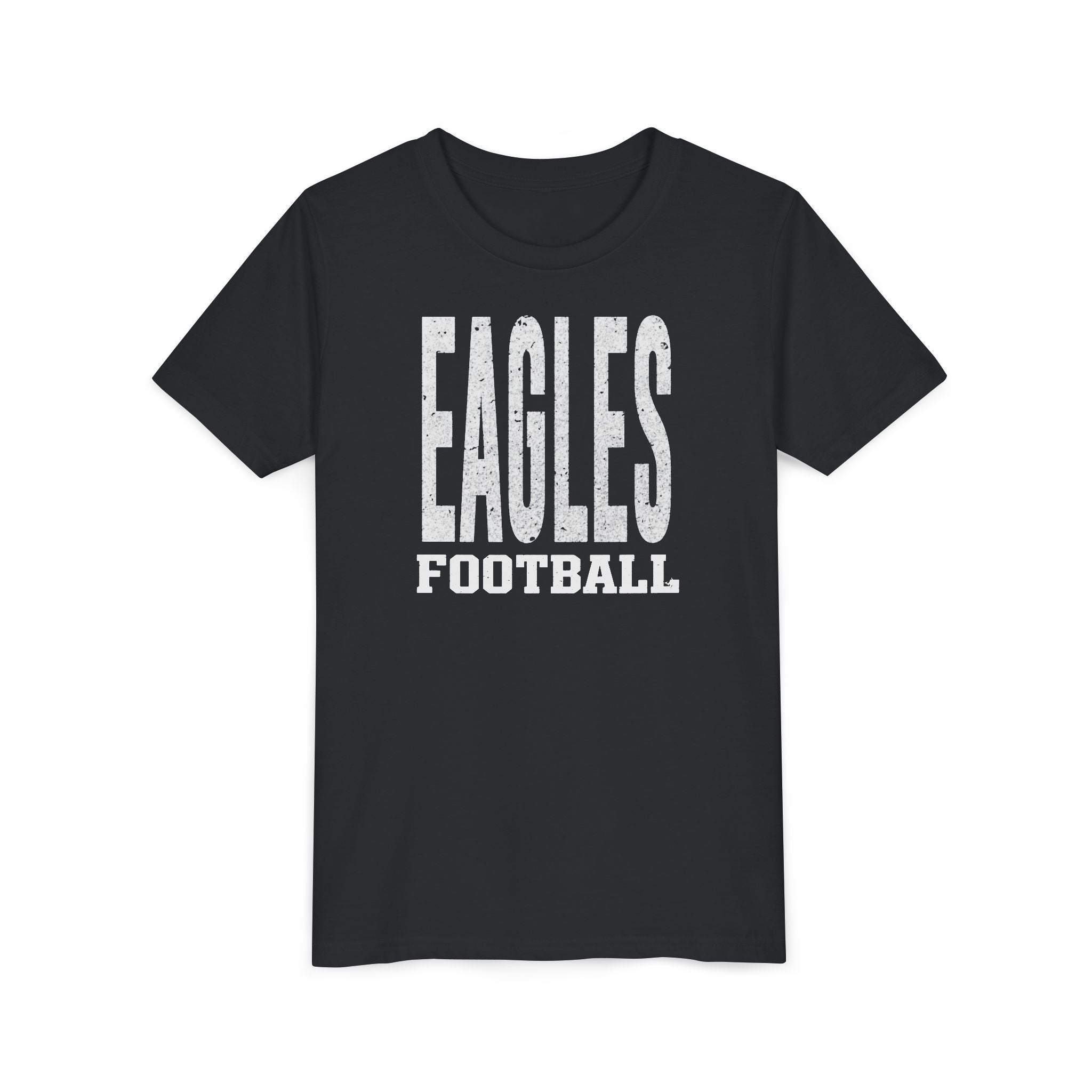 Youth New Albany Football Distressed Enlarged Graphic Short Sleeve Bella + Canvas Soft Tee