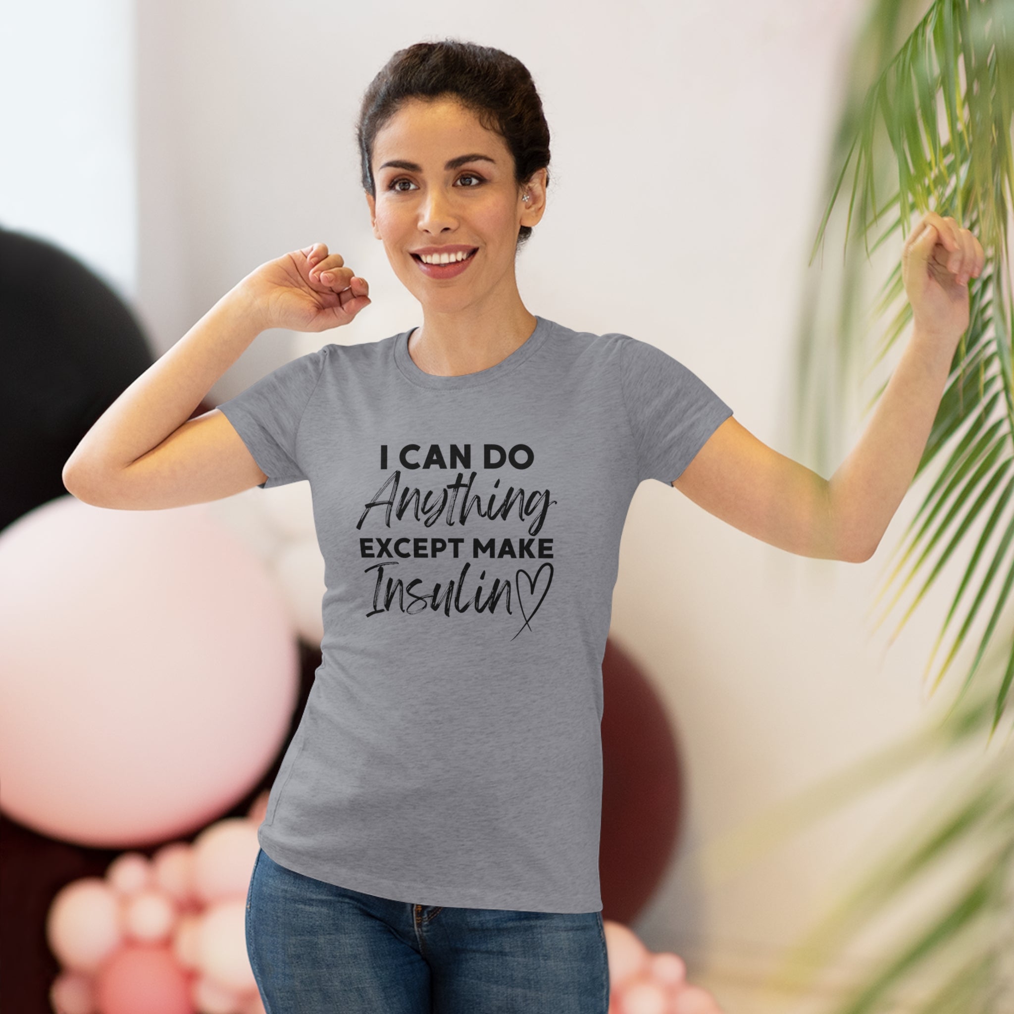 Women's Super Soft I Can Do Anything T1D Short Sleeve Graphic Tee